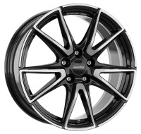 Speedline Vettore W8.5 R19 PCD5x112 ET21 DIA76 jet black front diamond cut